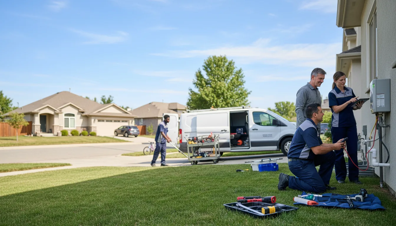 Tankless water heater service in Santa, ID